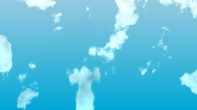 artwork depicting clouds