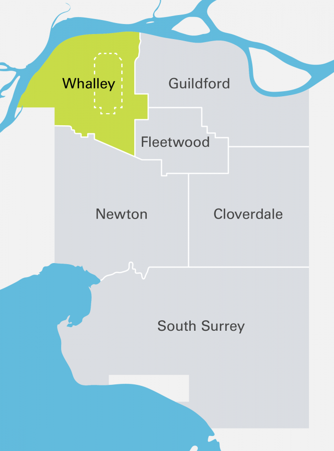 Whalley Highlighted Community Map 